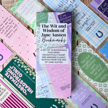 The Wit and Wisdom of Jane Austen Bookmark Set