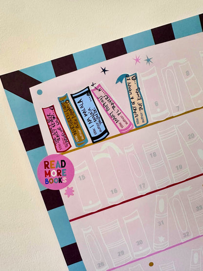 BIG READER 100 Book Reading Challenge Wall Chart