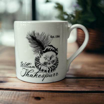 William Shakespurr Bone China Mug