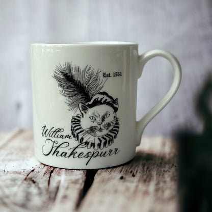 William Shakespurr Bone China Mug