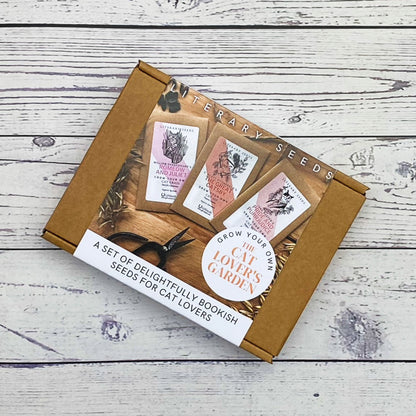 Literary Seeds: The Cat Lover's Garden - Set of Three Seed Packets