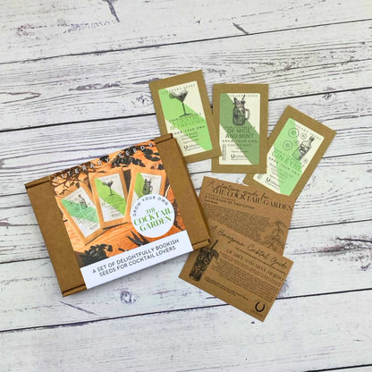 Literary Seeds: The Cocktail Garden - Set of Three Seed Packets