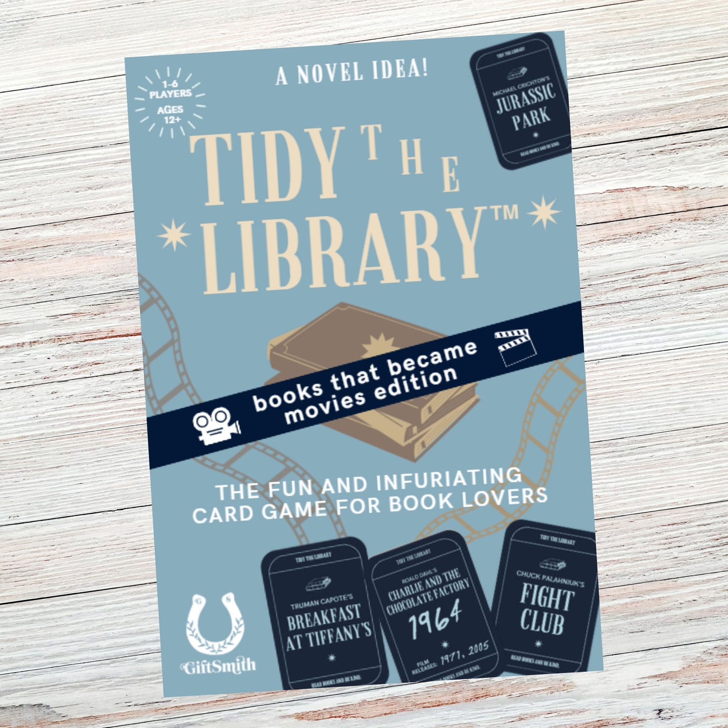TIDY THE LIBRARY: The Books That Became Movies Edition