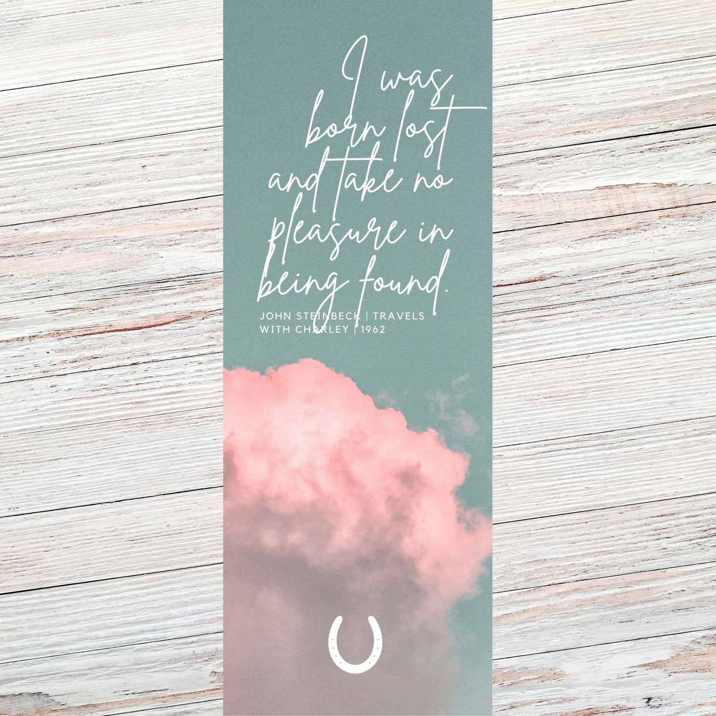 John Steinbeck Classic Literary Quote Bookmark