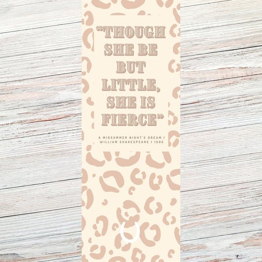 William Shakespeare Classic Literary Quote Bookmark