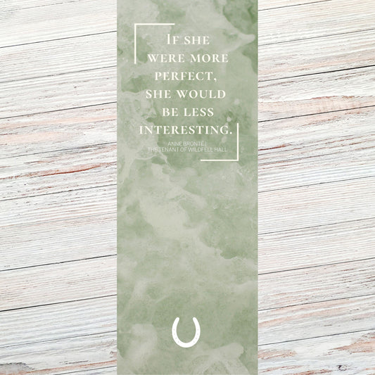 Anne Brontë Classic Literary Quote Bookmark