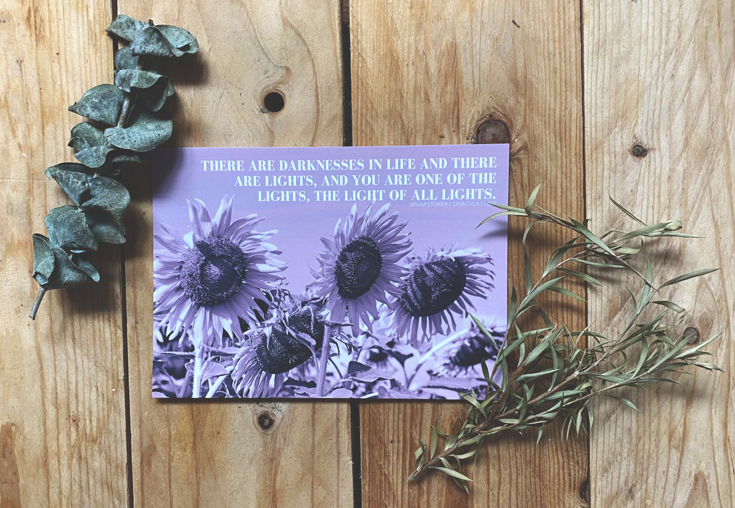 Stoker, Kerouac, Steinbeck, Tolkien | Literary Quote Postcards | Set of 4