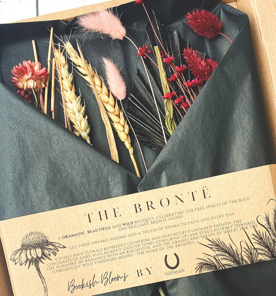 Bookish Blooms: The Bronte Dried Flower Letterbox Bouquet