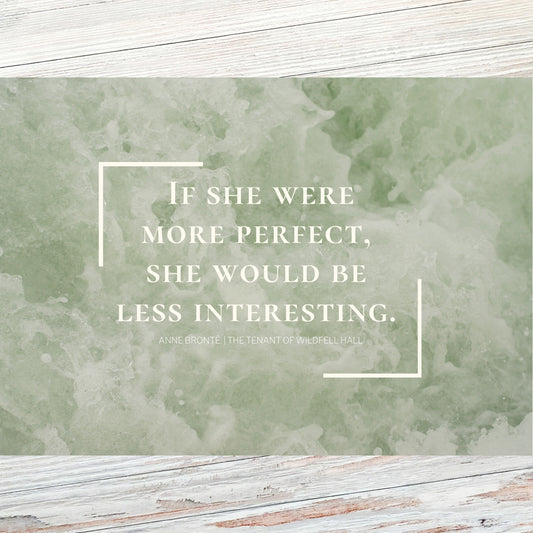 Anne Brontë Literary Quote Postcard