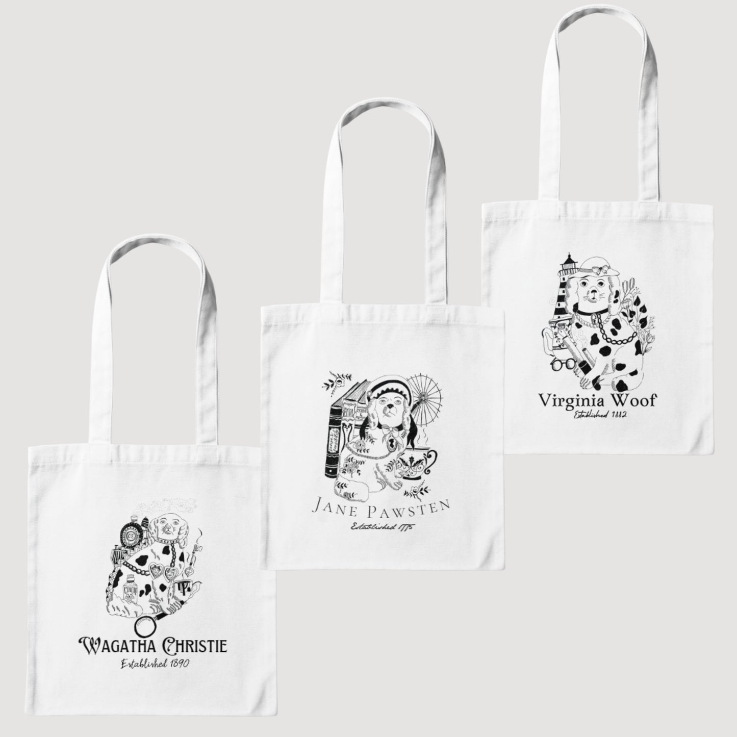 Wagatha Christie Sustainable Fabric Tote Shopper Bag