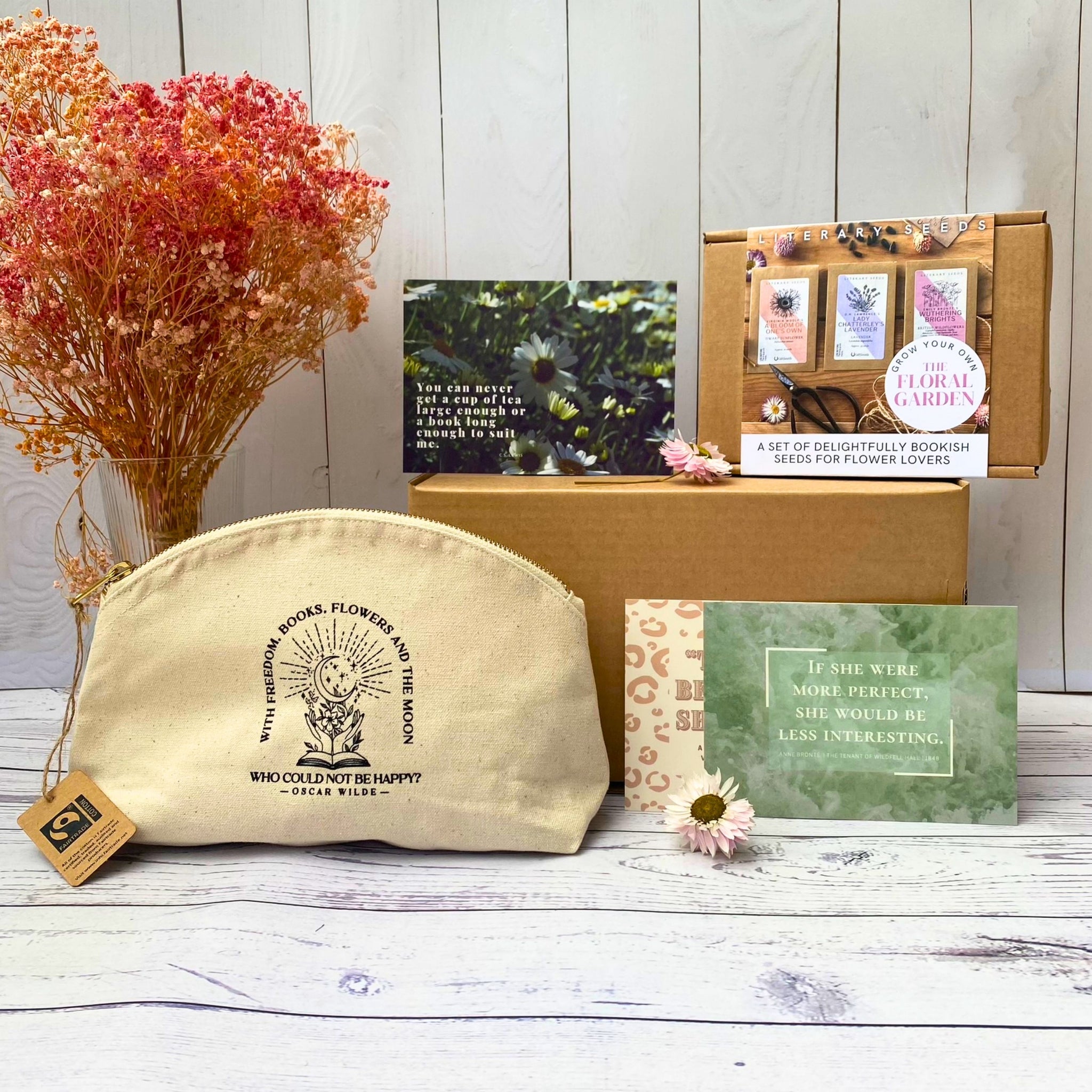 The Bookish Flower Lover's Dreamy Gift Box