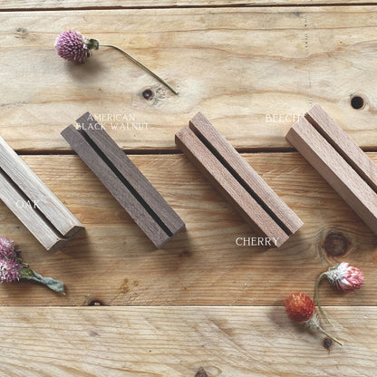 Sustainable Reclaimed Wood Handmade Postcard Holder