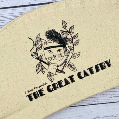 The Great Catsby Fairtrade & Organic Cotton Zip Pouch