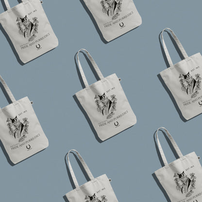 Pride and Purrjudice Fairtrade & Organic Shopper Tote Bag