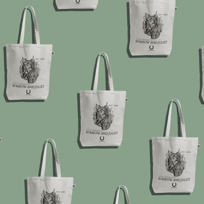 Romeow and Juliet Fairtrade & Organic Shopper Tote Bag