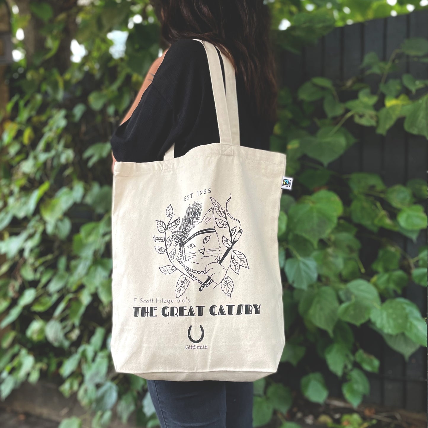 The Great Catsby Fairtrade & Organic Shopper Tote Bag