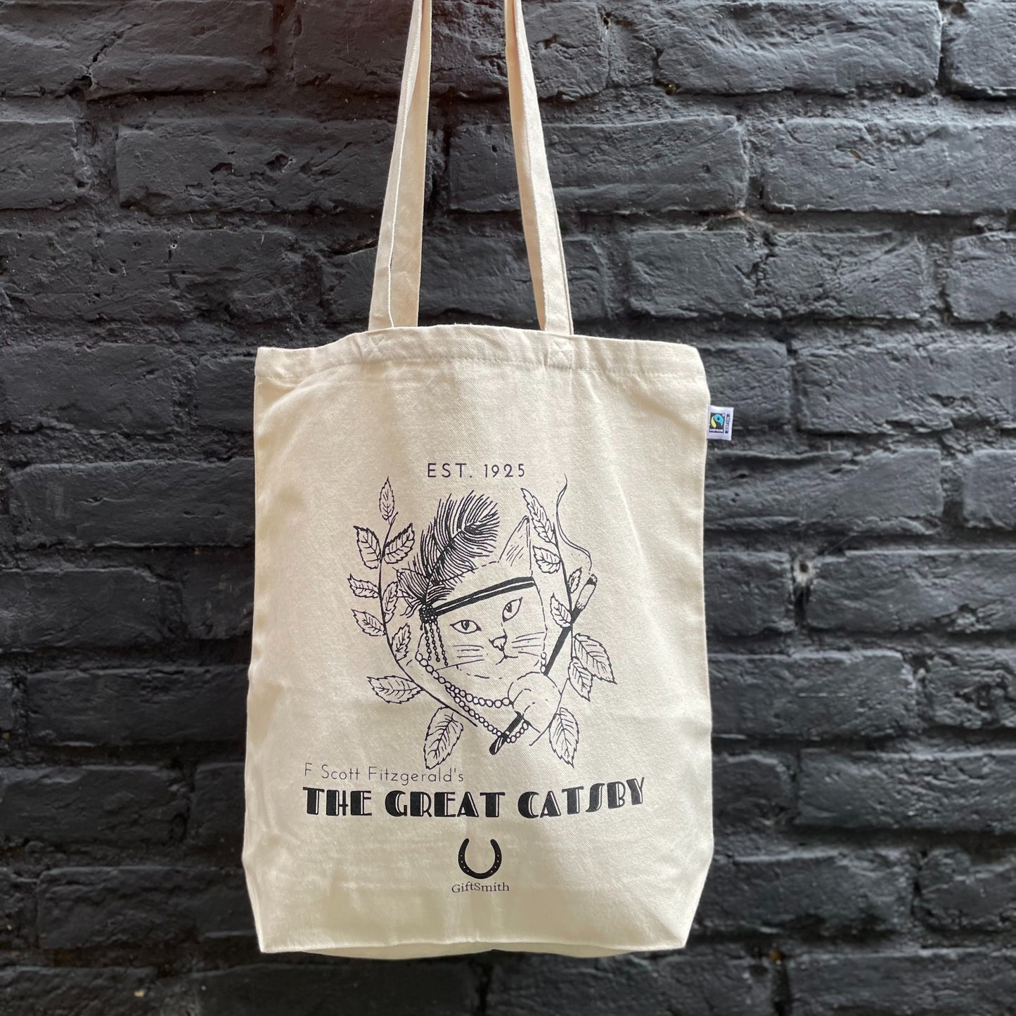 The Great Catsby Fairtrade & Organic Shopper Tote Bag