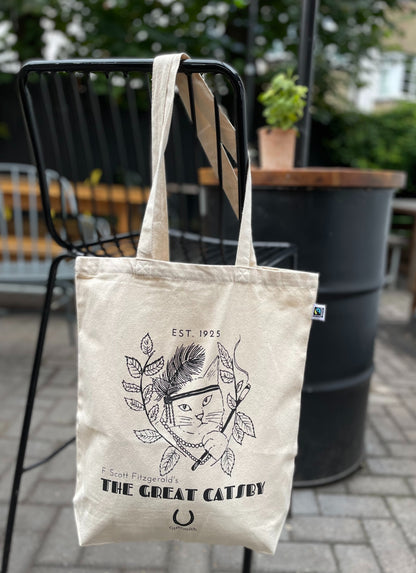 The Great Catsby Fairtrade & Organic Shopper Tote Bag