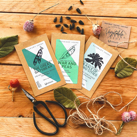 Literary Seeds: The Vegetables - Set of Three Seed Packets