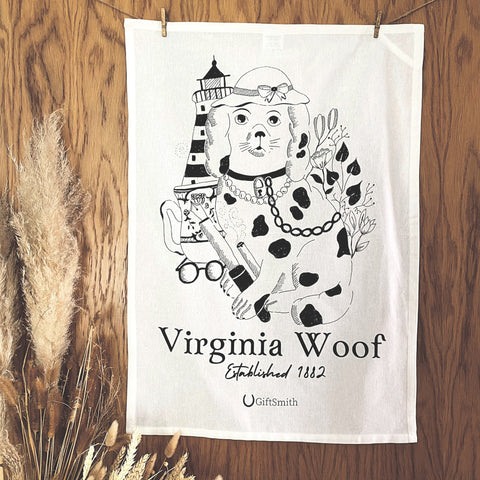 Virginia Woof Fairtrade Organic Cotton Tea Towel