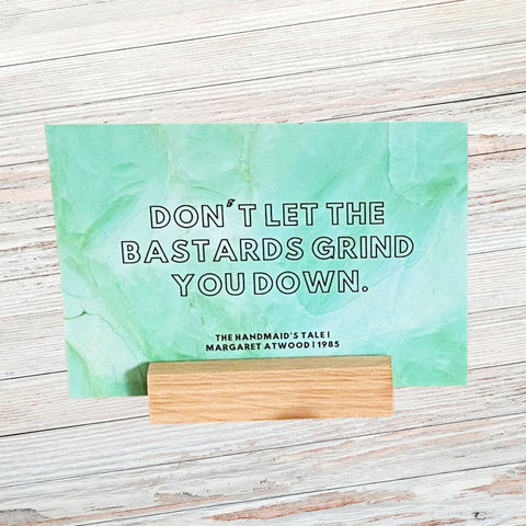 Sustainable Reclaimed Wood Handmade Postcard Holder