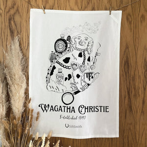 Wagatha Christie Fairtrade Organic Cotton Tea Towel